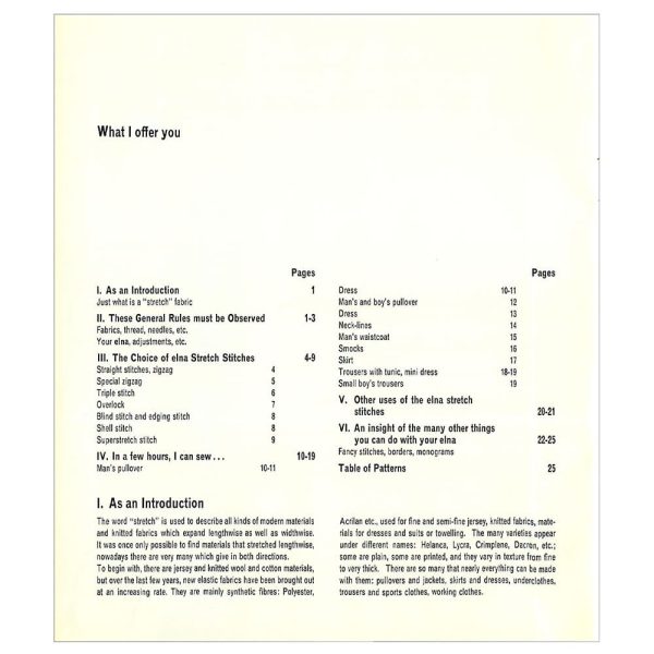 Elna 21 Instruction Manual Online - Image 2