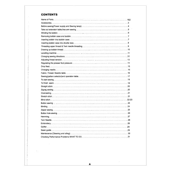 White 1126 Instruction Manual Cheap - Image 2