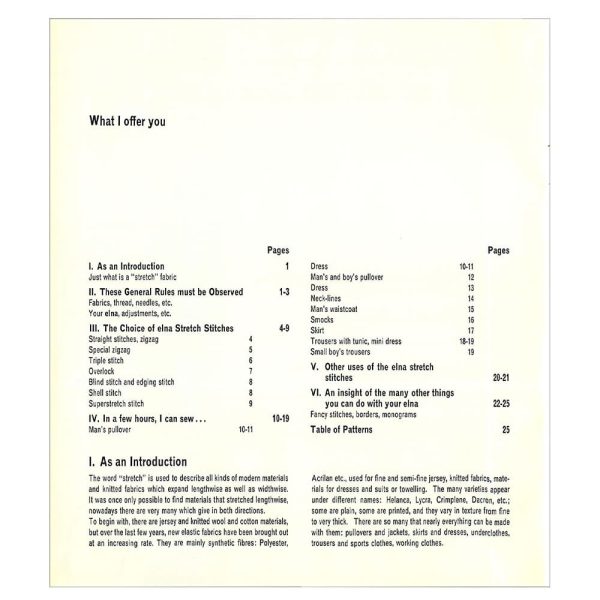 Elna 11 Instruction Manual on Sale - Image 2