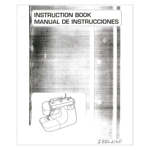 Babylock BL2160 Instruction Manual For Sale