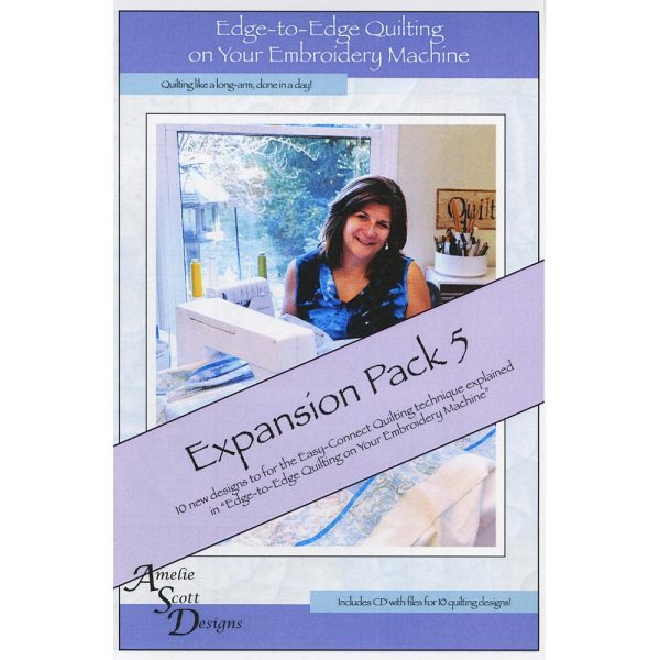 Edge-to-Edge Expansion Pack 5, Book and Embroidery CD Online