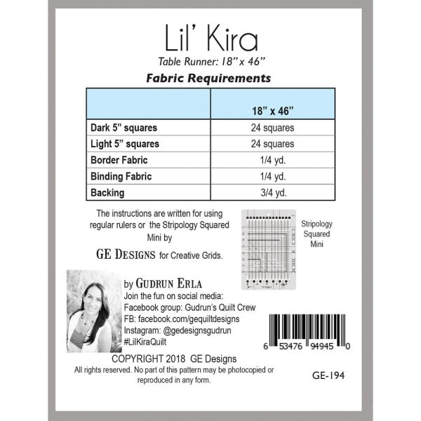 Lil  Kira Table Runner Pattern Online now - Image 2
