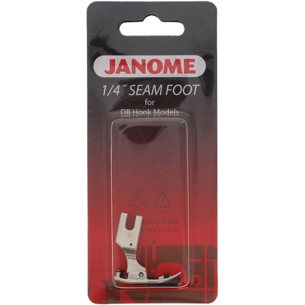 1 4  Foot w  Guide, High Shank, Janome #767820105 Fashion - Image 2