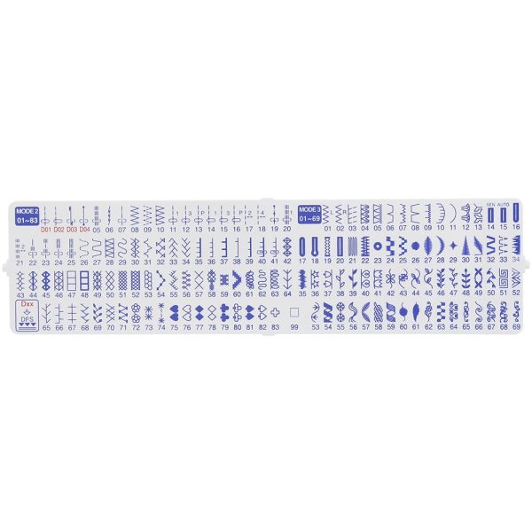 Stitch Reference Chart, Janome #846802604 Discount