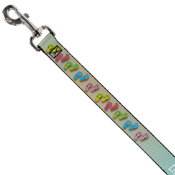 Dog Leash - Flip Flops7 LIFE S A BEACH Tan Aqua White Fashion - Image 2