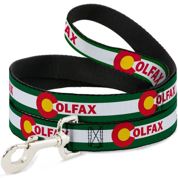 Dog Leash - COLFAX Green Stripe Online Hot Sale