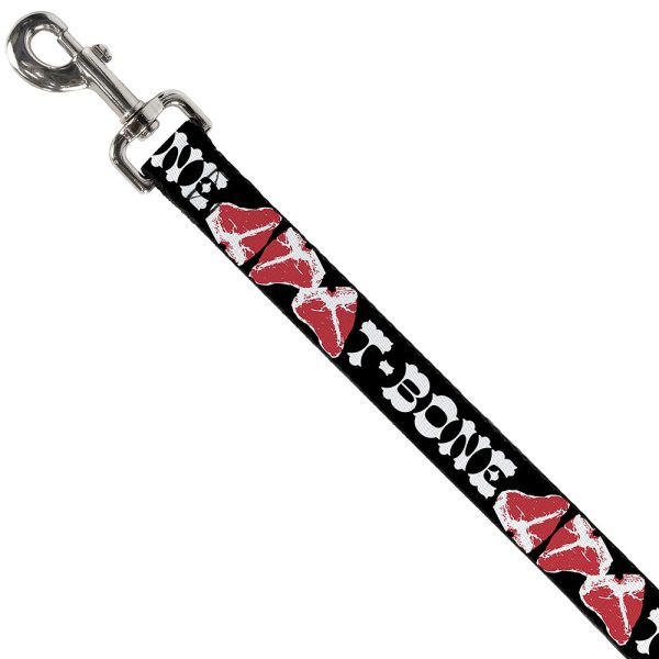 Dog Leash - Steaks w T-BONE Text For Discount - Image 2