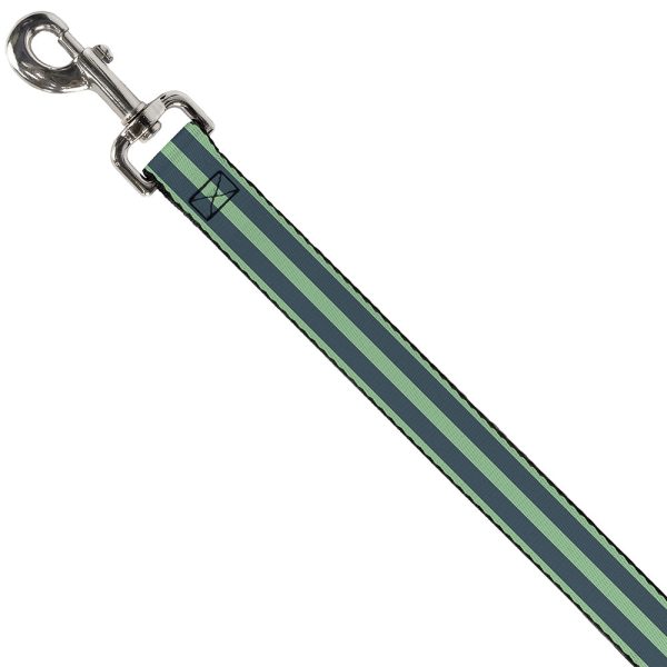 Dog Leash - Stripes Pastel Green Olive For Discount - Image 2